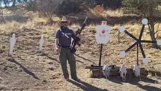 Enzo Parsick at the Enzo Ranch Xsteeltargets.com Range.