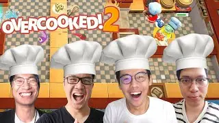 KETIKA 4 PRIA MENJADI CHEF PROFFESIONAL!!! - OverCooked 2 Indonesia #1