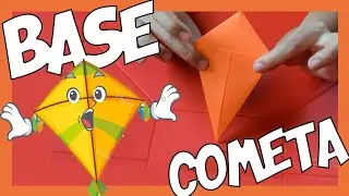 🪁COMO HACER ORIGAMI🪁 || BASE COMETA-PEZ || LA BASE MAS VISTA EN EL ORIGAMI || GENIOS CREATIVOS