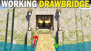 Working drawbridge tutorial #Minecraft (Java 1.16, 1.17, 1.18, 1.19)