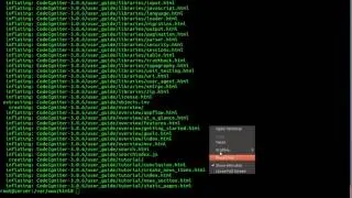 How to install CodeIgniter PHP web application framework on Linux