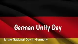GERMAN UNITY DAY | NATIONAL DAY OF GERMANY | GERMAN UNITY DAY 2021|TAG DER DEUTSCHEN EINHEIT