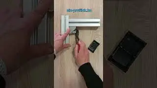 Trinox 60 Sarokelem szerel&eacute;s #diy #tutorial #bosch #45x45 #aluprofil #k&ouml;nnyen #gyorsan