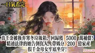 壞了，真千金她真懂法#小說#故事#全文已完結#情感#爽文#一口氣看完#溫馨