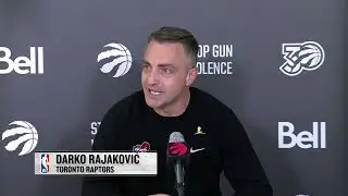 Darko Rajakovic coach of Raptors postgame interview 01 11 2025