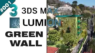 GREEN WALL 3DSMAX+LUMION IN 5 MINUTI