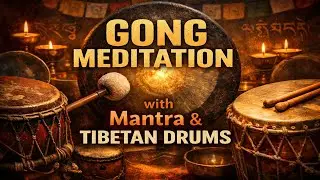 Gong Meditation with Mantra & Tibetan Drums for Deep Relaxation