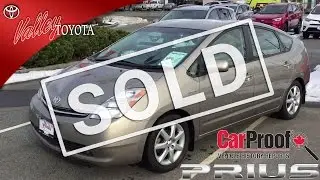 (SOLD) 2008 Toyota Prius Preview, For Sale At Valley Toyota, In Chilliwack B.C. # 16793A