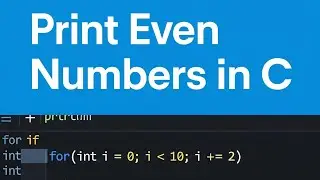 Print even number in c || c programing for beginners || basic of c programing |#coding#correctcoding
