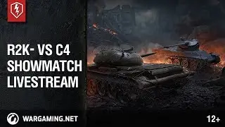 WoT Blitz. Showmatch R2K- vs C4. Livestream