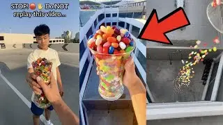 1000 Jelly Bean DROP TEST!! 😍 - #Shorts