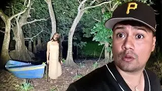 Grabamos a BRUJA en un LAGO a las 12:00AM!