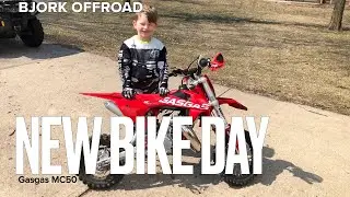 New Bike Day! Gasgas MC50