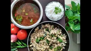 Shark Fish Scramble | Sura Puttu | Tomato Rasam | South Indian Meal