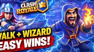 Clash Royale Valkyrie + Wizard Deck Strategy | Control, Pressure & Easy Wins 