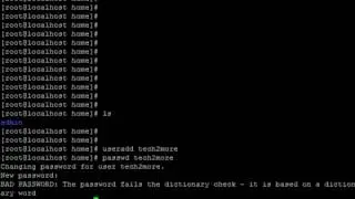 Create and delete user in Oracle Linux