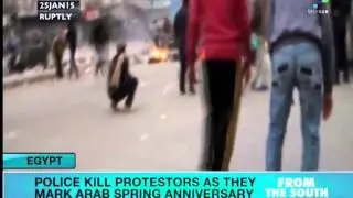 Egypt: Police attack protests marking Arab Spring