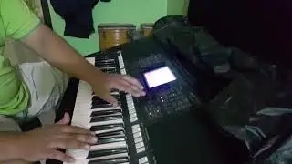Cara main keyboard yamaha750. Tetesing tresno Les piano