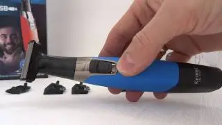 Бритва триммер Kemei KM 1910 USB 4 насадки магазин Топшара  Topshara