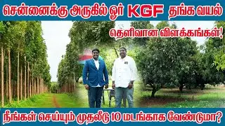 சென்னைக்கு அருகில் ஓர் KGF தங்க வயல் |  Farm Land For Sale Near Chennai - Farmland Near Chennai