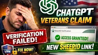 How to Get ChatGPT Veterans Claim ✅ Complete SheerID Method (Working)