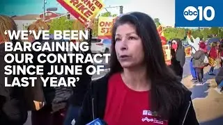 Sutter Health workers strike for one day over higher staffing, worker safety