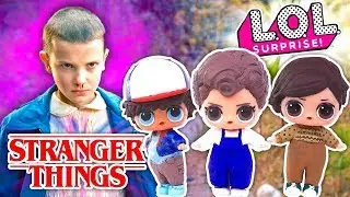 STRANGER THINGS Custom LOL SURPRISE Dolls Series 2 Eleven, Dustin and Finn L.O.L  Baby Doll