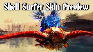 GW2 - Shell Surfer Skin Preview - New Skimmer Skin | JessTheStardustCharr