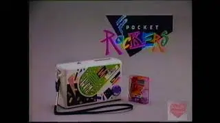 Pocket Rockers | Howard Finkle | Television Commercial | 1989