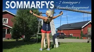 Sommarfys i Lassebacksgymmet &ndash; 7 &ouml;vningar med TRX, gummiband och gunga