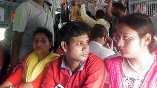 local train journey in Howrah Bandel train route.