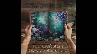 Enchanted Garden Junk Journal Papers | Dark Academia & Gothic Scrapbooking Kit  🌙🦋#CraftStash