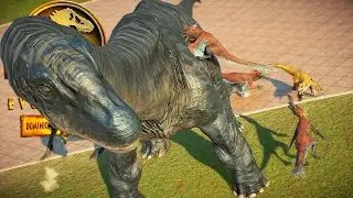 PYRORAPTOR & DREADNOUGHTUS SHOWCASE | All Skins & Animations - Jurassic World Evolution 2 Dominion