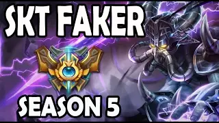 SKT T1 Faker Kassadin vs Zed MID Ranked Challenger Korea