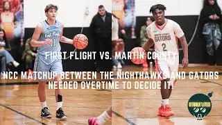 Martin County takes on First Flight in a classic NCC OVERTIME matchup! Full highlights!