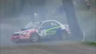 Leszek Kuzaj - Subaru Impreza WRX STi - Big crash