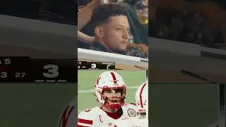 Patrick Mahomes watching Dylan Raiola in person 👀