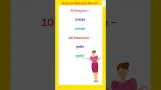 Science Related Words #pronunciation  #english #shortsfeed #shortsfeedviral  #englishlanguage #short