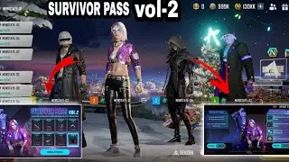 PUBG NEW STATE SURVIVORS PASS VOL-2 LEAKS