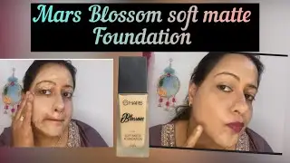 Mars Blossom soft matte foundation/review and demo/Mars foundation