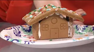 WAND morning crew shows off their gingerbread house creations