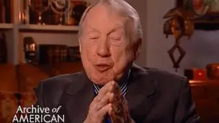 Executive Frank Stanton on his first shareholders meeting at CBS - TelevisionAcademy.com/Interviews