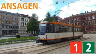 [Straßenbahn Görlitz] Ansagen der Linien 1 + 2 (Kinderansagen)