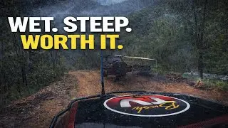 Steep Wet Tracks to a Perfect River Camp