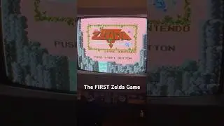 The FIRST Zelda Game #nostalgia #zelda #nintendo #oldschool #legendofzelda #shorts #link #nes #1980s