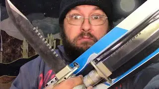 Нож для выживания Harbor Freight: старый и новый.