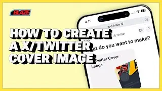 How to Create a X/Twitter Cover Image (Mobile)