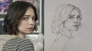 Loomis Method Portrait Drawing: A Step-by- Step Drawing Tutorial - How to draw a face