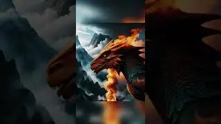 We asked AI for a photo of a fire breathing dragon&hellip; // AI ART #aiart #aiartcommunity #aiartwork