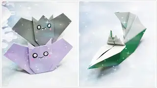 Origami Adventures: Craft Your Own Bat and Sailing Ship! 🦇⛵️